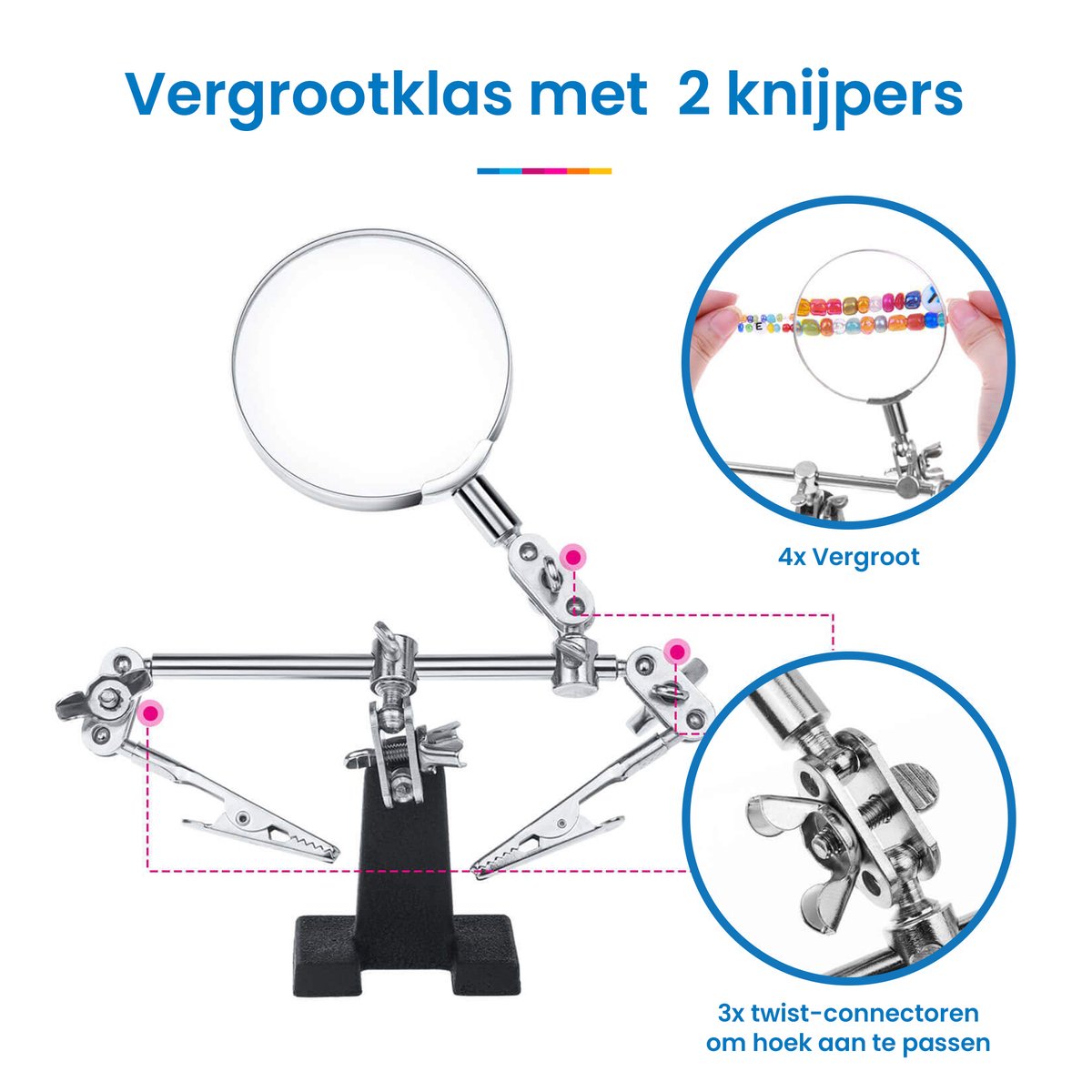 YONO Complete Sieraden Maken Starterspakket - Volwassenen Pakket - DIY Kettingen / Oorbellen / Armbanden - Onderdelen en Gereedschap Set - XL
