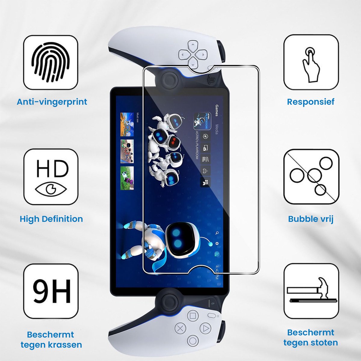YONO Screen Protector Glas geschikt voor Playstation Portal PS5 - Set van 2 stuks