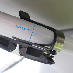 YONO Zonnebrilhouder Auto - Brilhouder Organizer - Clip voor Zonneklep - Zwart