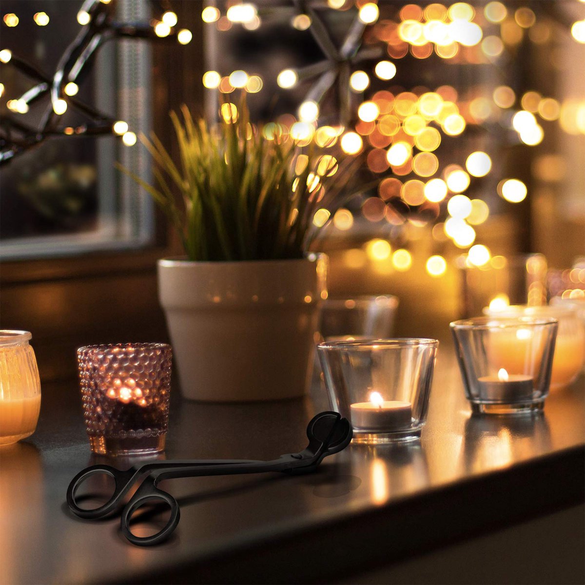 YONO Wick Trimmer - Kaarsen Schaar - Lont Knipper Kaars - Kaarsenknipper - Zwart