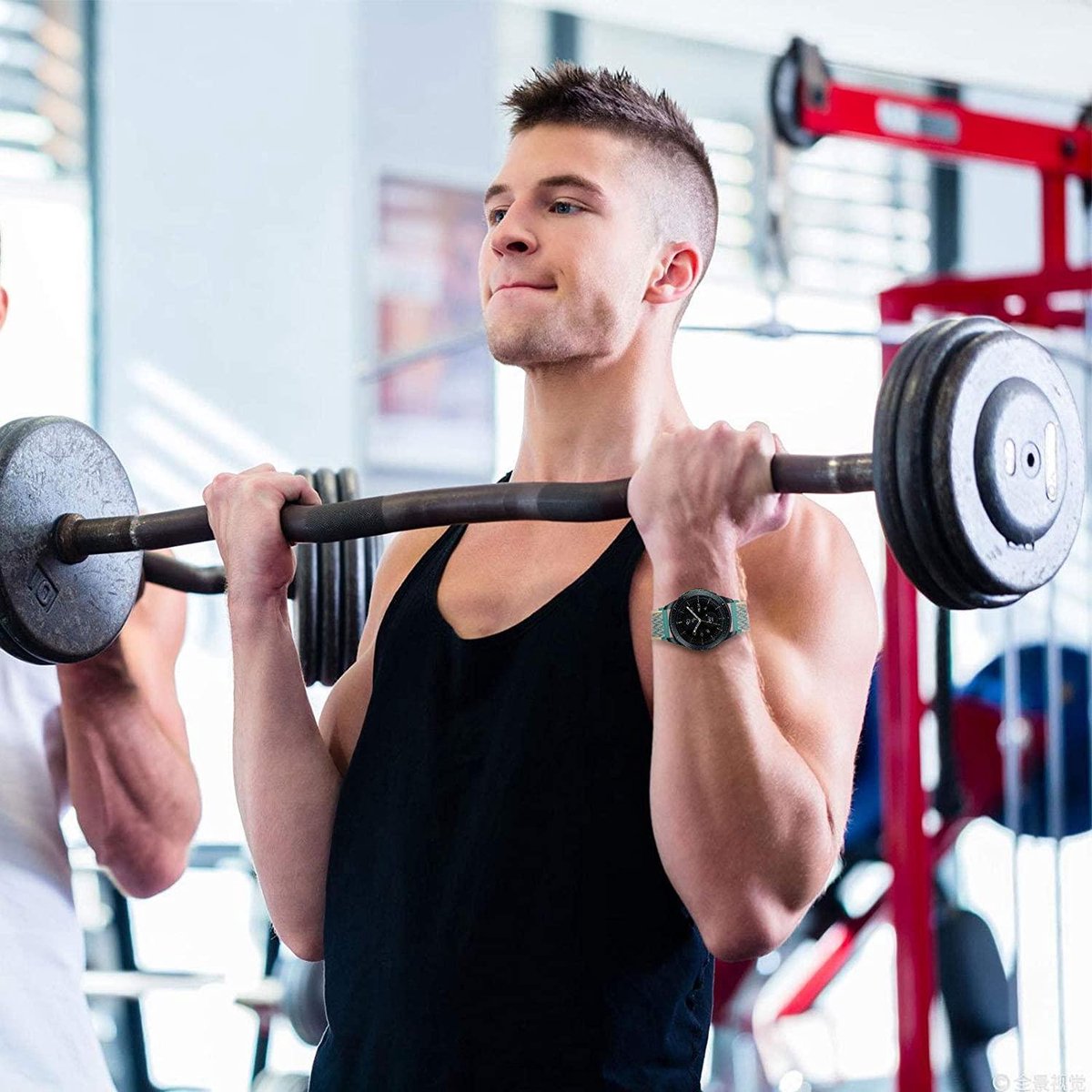 YONO Nylon Smartwatch Bandje 20mm - Horlogebandje geschikt voor Samsung Galaxy Watch 7 / 6 / 5 / Pro / 4 / 3 / Active 2 - Polar Ignite / Unite – Huawei - Sunshine