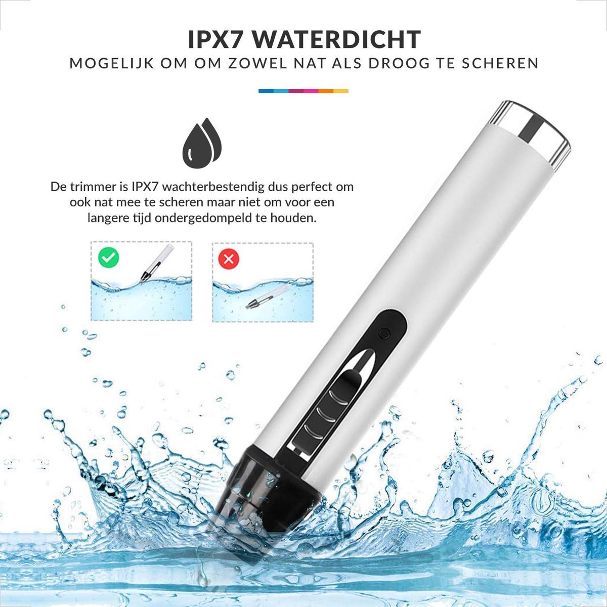 YONO Neustrimmer Multifunctioneel 4 in 1 - Wenkbrauw Trimmer - Oortrimmer - Oplaadbaar - Mannen en Vrouwen