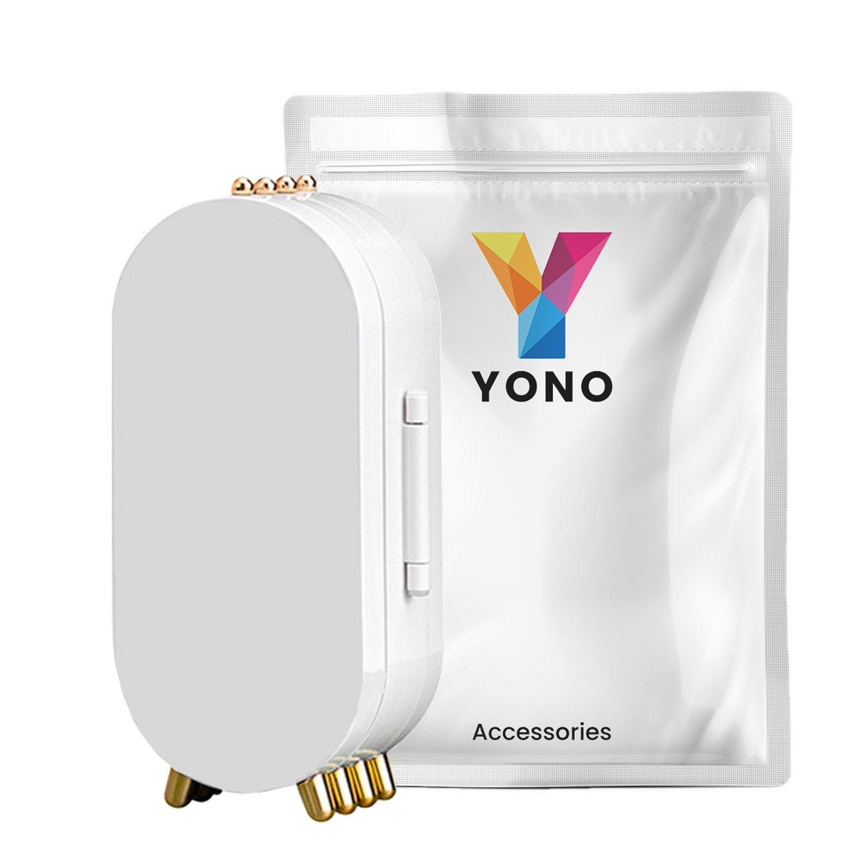 YONO Compacte Sieradenhouder met Spiegel - Sieraden Display Organizer - Oorbellen Standaard - Oorbellenrekje - Ketting Houder - Sieradendoosje - Wit