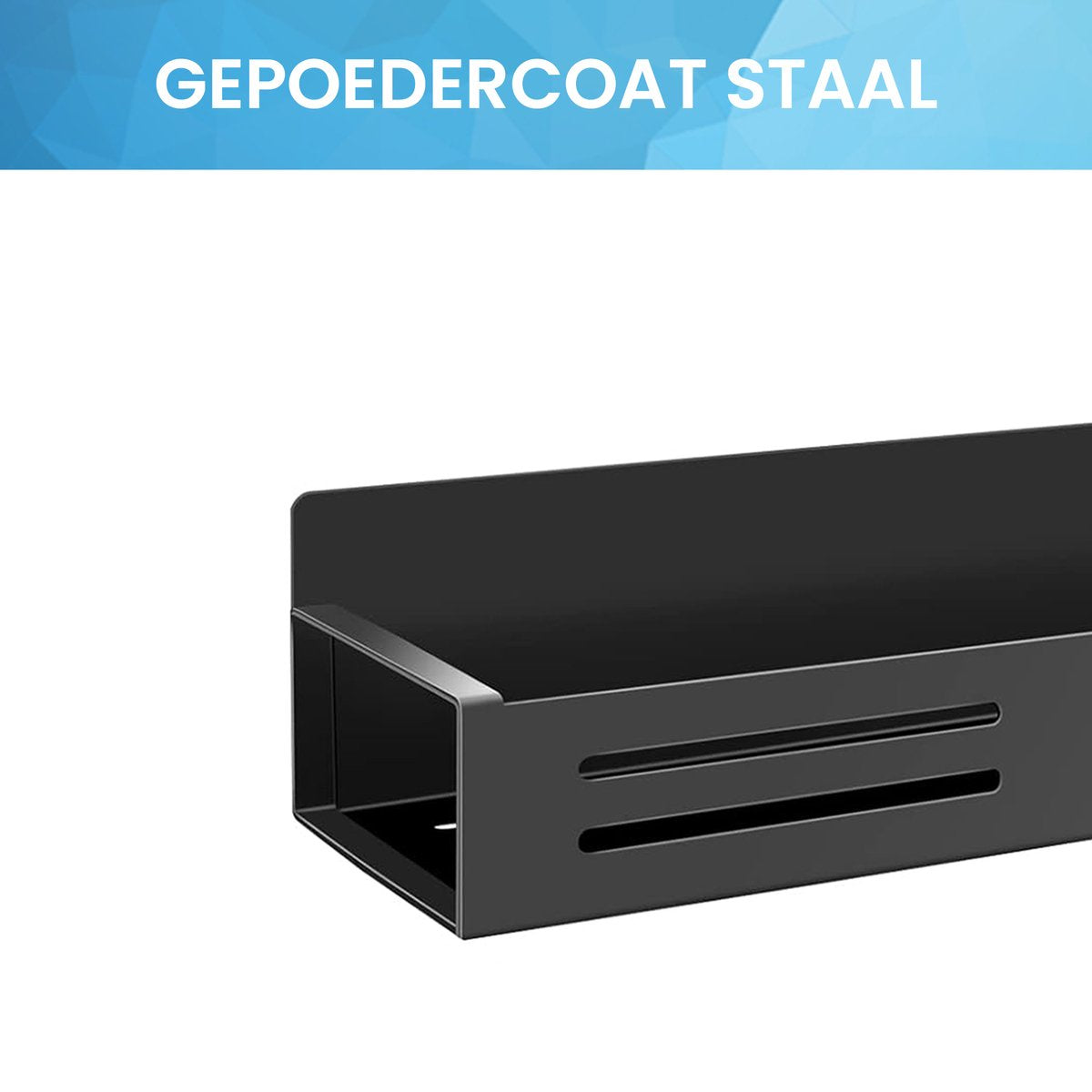 YONO Magnetisch Keukenrek Hangend - Kruidenrek Ophangbaar - Organizer Keuken Rek - 30cm - Zwart