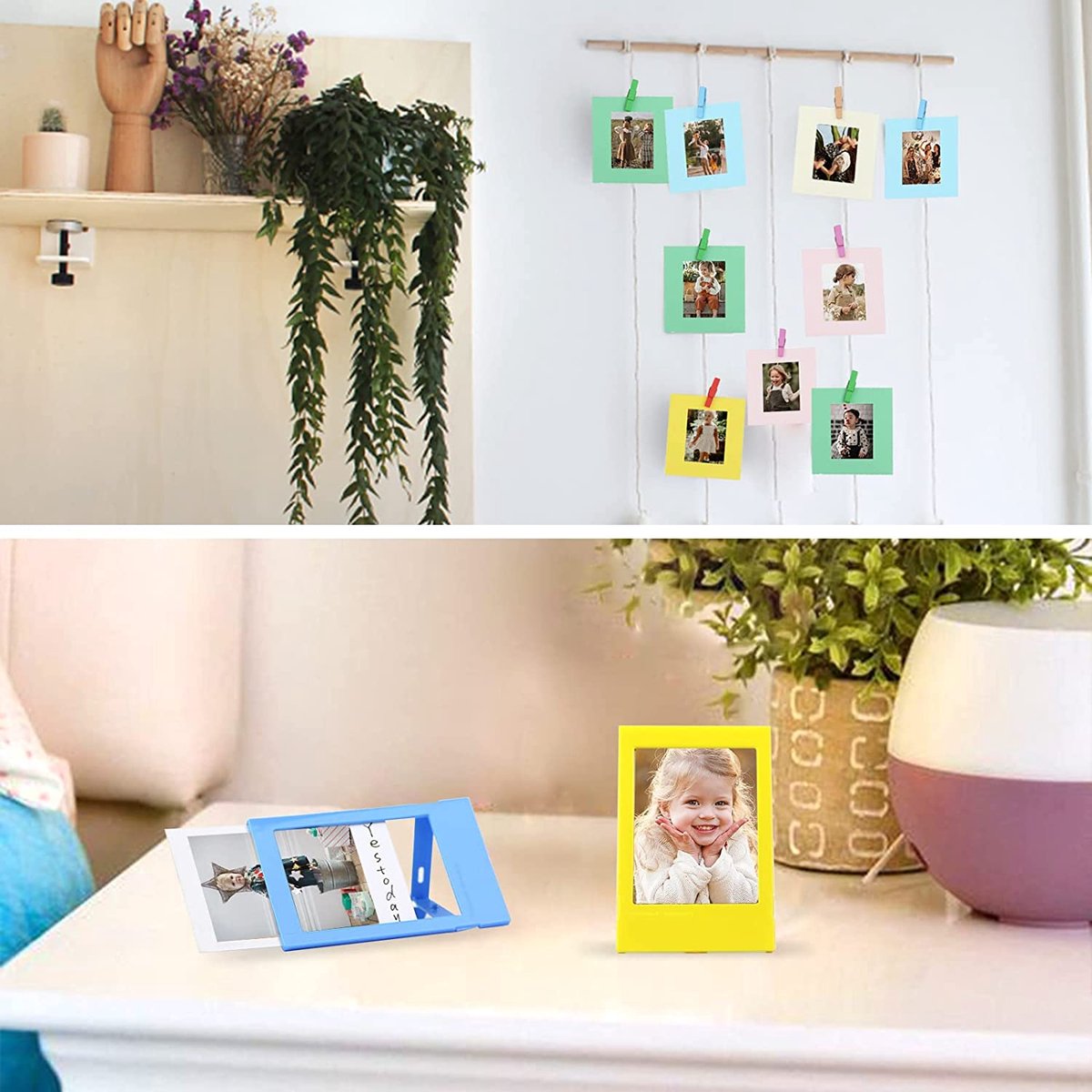 YONO Accessoires Set geschikt voor Fujifilm Instax Mini 11 - Case - Camera Tas - Hoesje - Filters - Fotoboek - Fotoalbum - Stickers en meer - Zilver