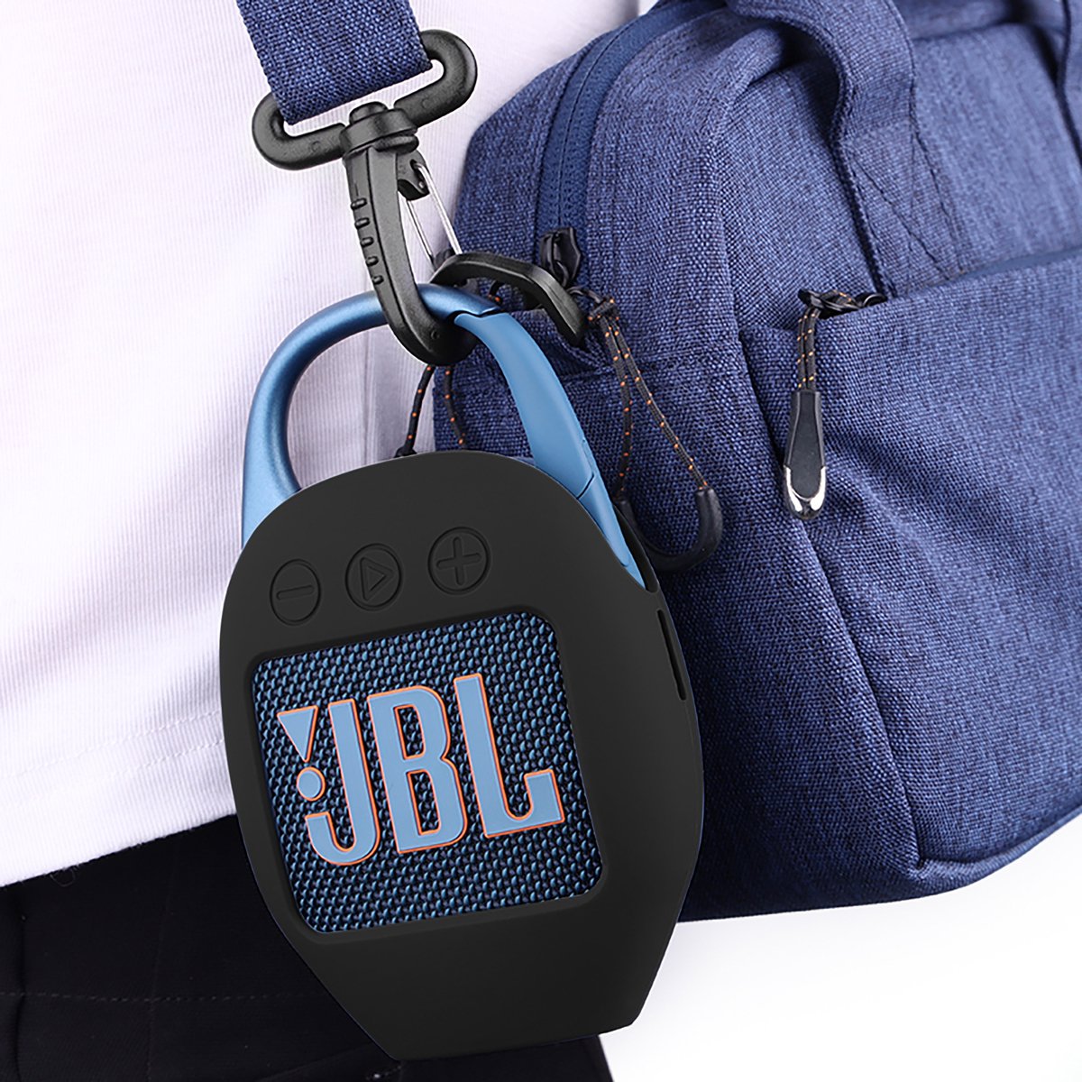 YONO Soft Case geschikt voor JBL Clip 5 - Siliconen Hoesje - Zwart