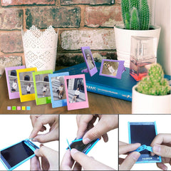 YONO Accessoires Set geschikt voor Fujifilm Instax Mini 11  - Case - Camera Tas - Hoesje - Filters - Fotoboek - Fotoalbum - Stickers en meer - Blauw