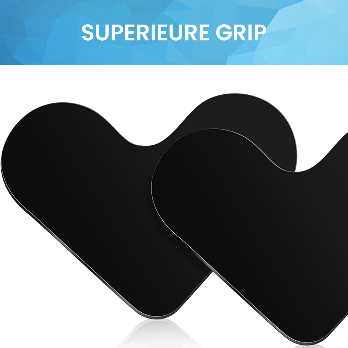 YONO Antislip Stickers Tapijt - Anti Slip Ondertapijt Vloerkleed - Rubber Zelfklevend Tapijttape - 4 Stuks