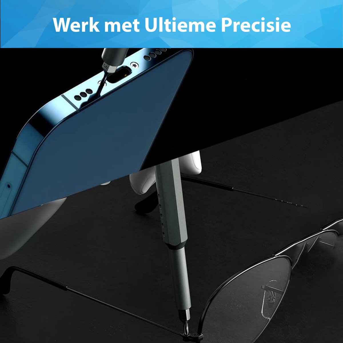 YONO Professionele Precisie Schroevendraaierset 44-Delig Magnetisch - Gereedschap geschikt voor Laptop / Camera / Smartphone / iPhone / Tablet / Macbook / Brillen / Horloges / Uurwerk