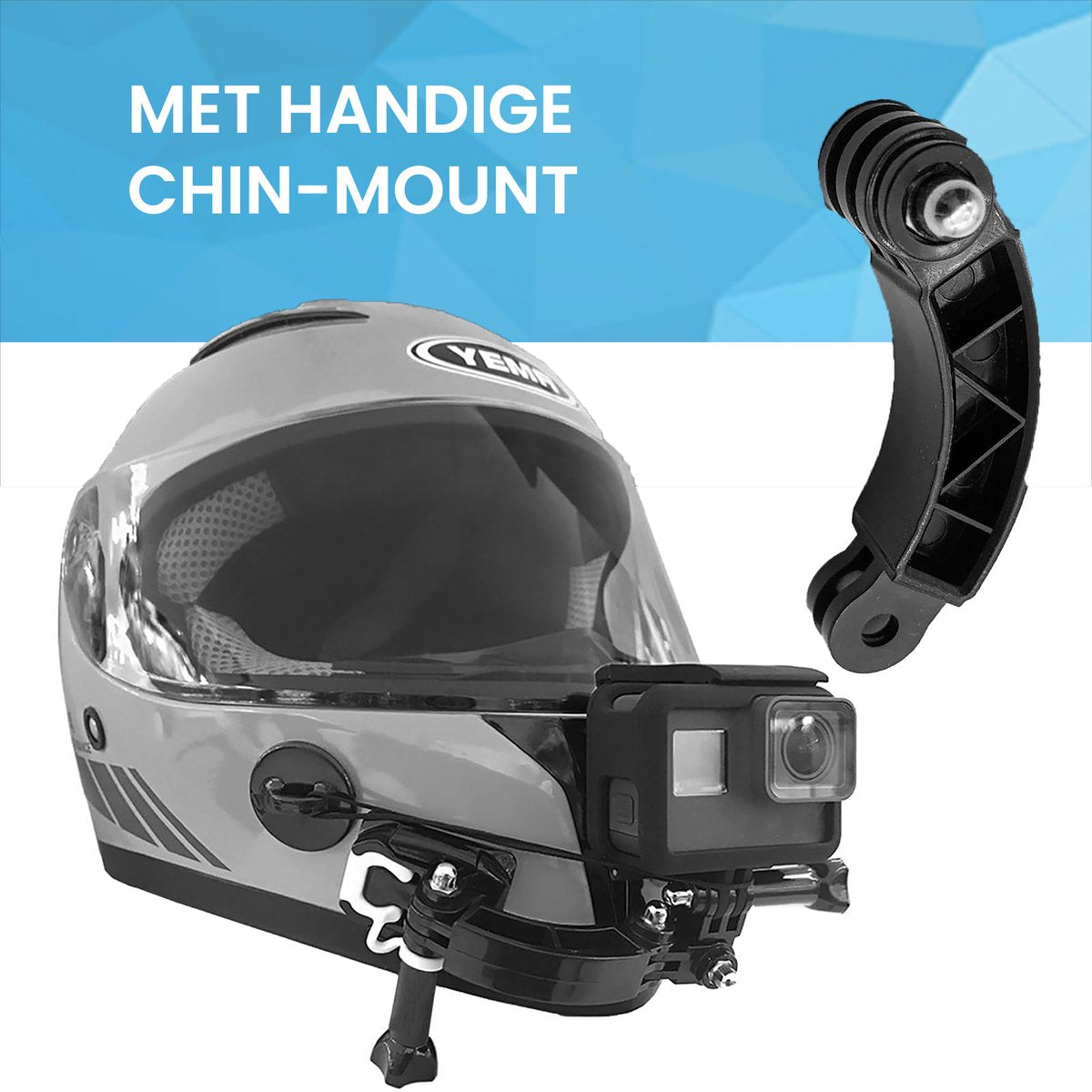 YONO Mounts Set geschikt voor GoPro - Grab Bag Accessoires en Adapters - 20in1