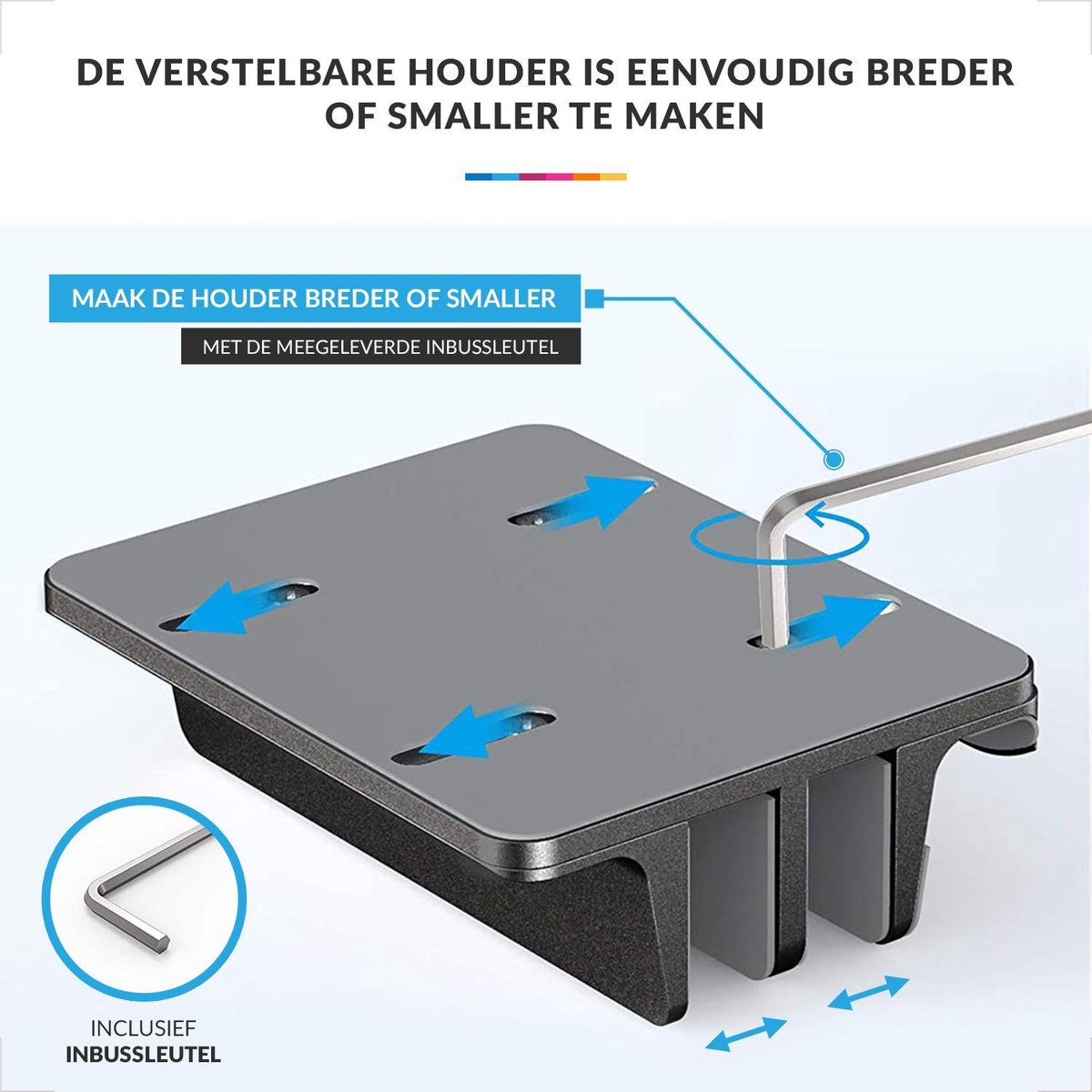 YONO Aluminium Laptop Standaard Verticaal XL – Verticale Houder voor Bureau / Tablet / Telefoon / Macbook - Zwart