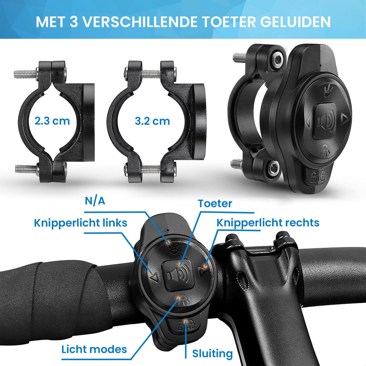 YONO Fiets Achterlicht met Richtingaanwijzer - Inclusief Anti Diefstal Alarm - Fietsverlichting Usb Oplaadbaar