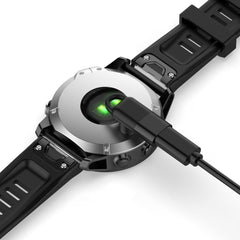 YONO Type C Adapter geschikt voor Garmin Smartwatch Oplader - USB Connector - Zwart