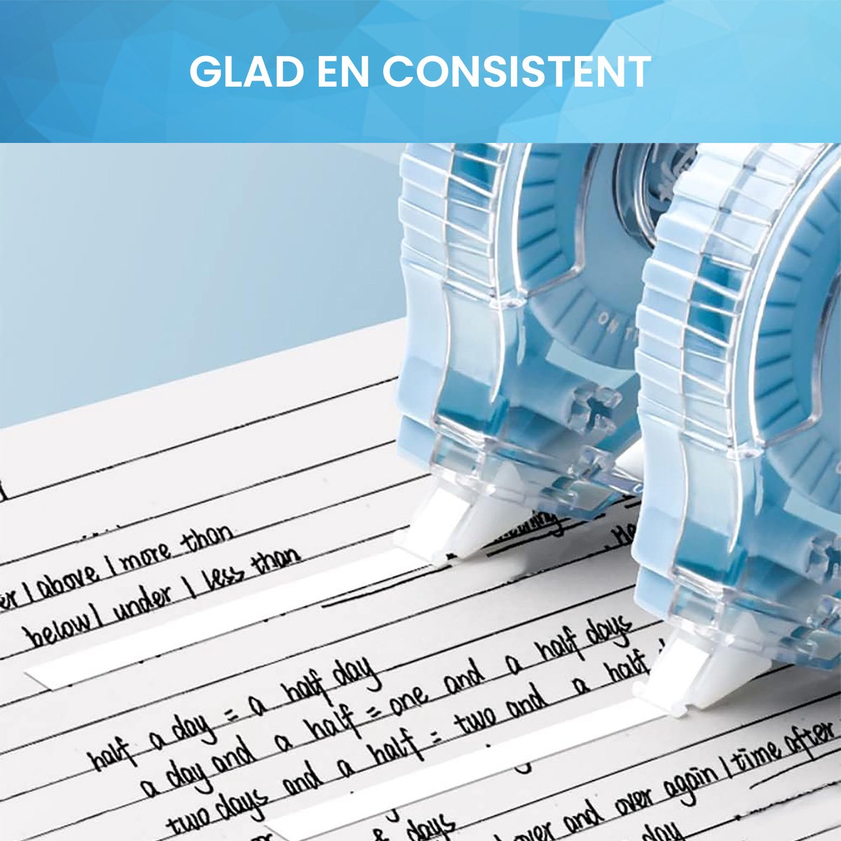 YONO Correctieroller Set - Correctie Tape voor School en Kantoor - 6 Stuks