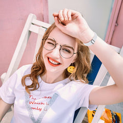 YONO Nylon Stretch Bandje geschikt voor Fitbit Versa 3 / Sense - Wit