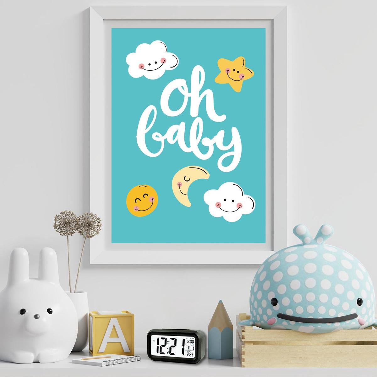 YONO Digitale Wekker - Alarm Klok met Temperatuur, Kalender en LED Verlichting - Zwart