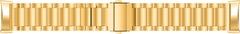 YONO Schakel Bandje geschikt voor Fitbit Charge 5 / 6 - Vervangende RVS Armband - Goud