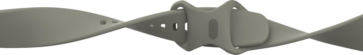 YONO Bandje geschikt voor Fitbit Versa 4 / 3 / Sense – Siliconen – Grijs – Small