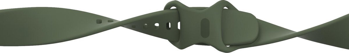 YONO Bandje geschikt voor Fitbit Versa 4 / 3 / Sense – Siliconen – Donkergroen – Small