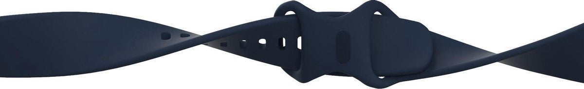 YONO Bandje geschikt voor Fitbit Versa 4 / 3 / Sense – Siliconen – Donkerblauw – Large