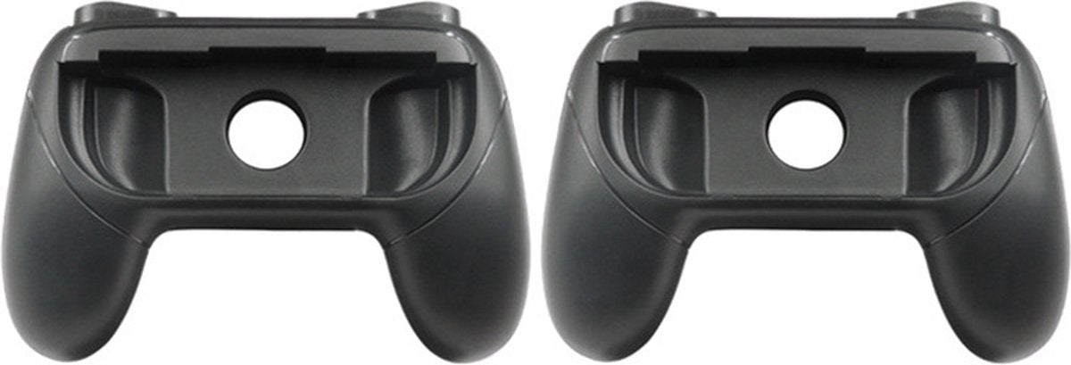 YONO Controller Grip geschikt voor Nintendo Switch - Gamepad Houder Hoesje - 2 Stuks - Zwart