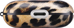 YONO Hoesje geschikt voor Apple Airpods Pro 1 / 2 – Hard Case - Leopard