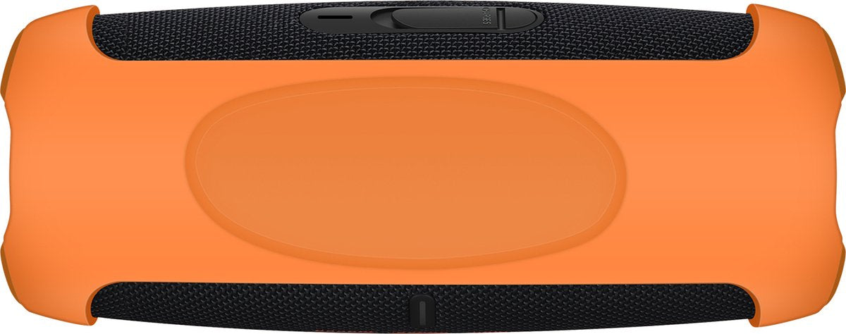 YONO Siliconen Hoes geschikt voor JBL Charge 5 – Case met Draagriem en Clip – Beschermhoes - Oranje