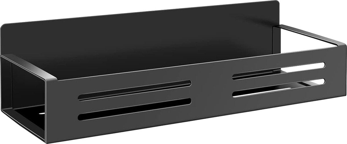YONO Magnetisch Keukenrek Hangend - Kruidenrek Ophangbaar - Organizer Keuken Rek - 30cm - Zwart