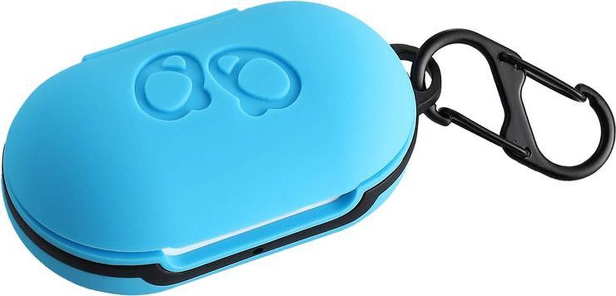 YONO Hoesje geschikt voor Samsung Galaxy Buds / Plus – Case – Silica Gel – Blauw
