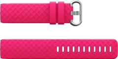 YONO Siliconen Bandje geschikt voor Fitbit Charge 4 / 3 – Roze – Small