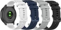 YONO Sport Bandjes Set 20mm - Horlogebandjes geschikt voor Samsung Galaxy Watch 7/6/5 / Pro / 4 / 3 / Active 2 - Polar Ignite / Unite – Huawei - 4 Pack