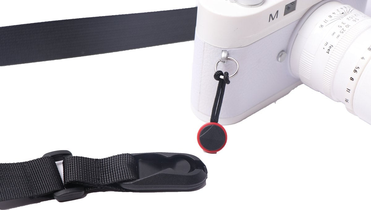 YONO Camera Riem voor Compact Camera – Quick Strap Schouderriem – Geschikt voor Sony Cybershot – Canon Powershot – Zwart