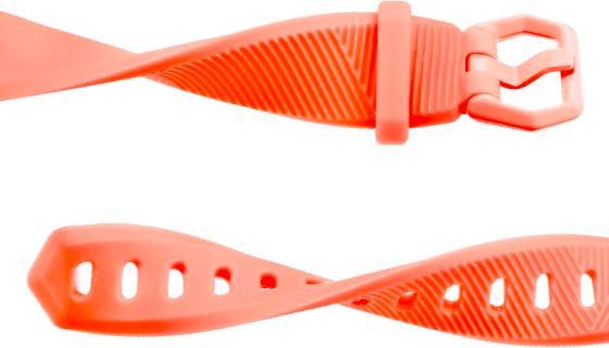 Classic Bandje Lichtrood geschikt voor FitBit Alta HR Coral Red – Small