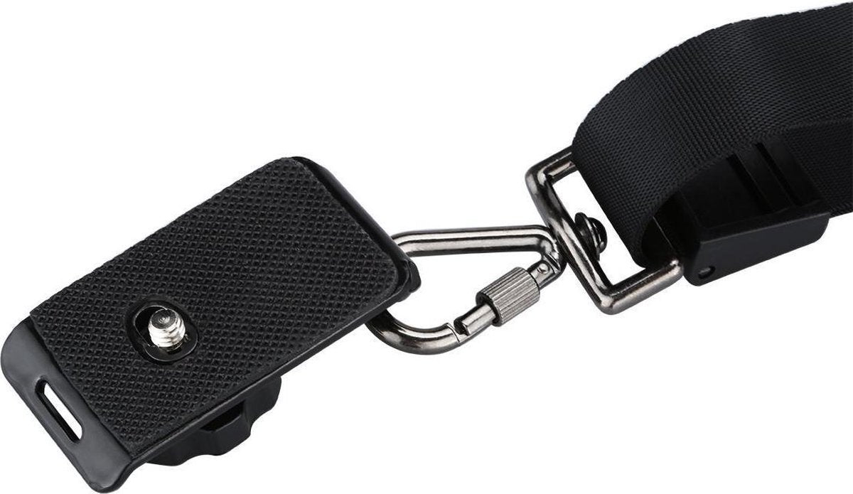 Camerariem voor DSLR Camera Strap – Schouderriem Quick Strap – Geschikt voor oa Nikon, Sony, Canon – Zwart