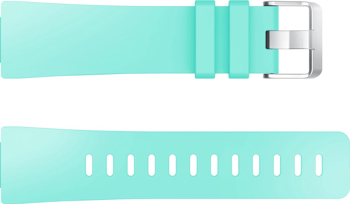 YONO Bandje geschikt voor Fitbit Versa 2 - Siliconen - Turquoise - Large