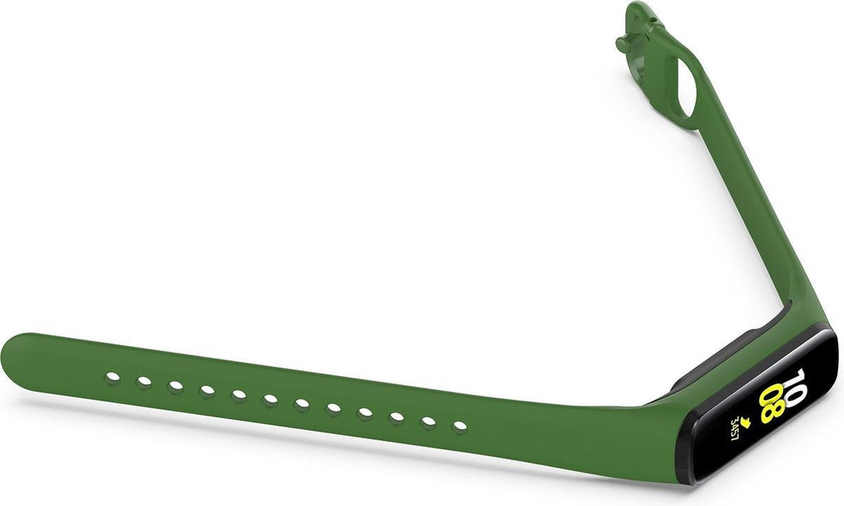 YONO Bandje geschikt voor Galaxy Fit 2 - Siliconen – Groen