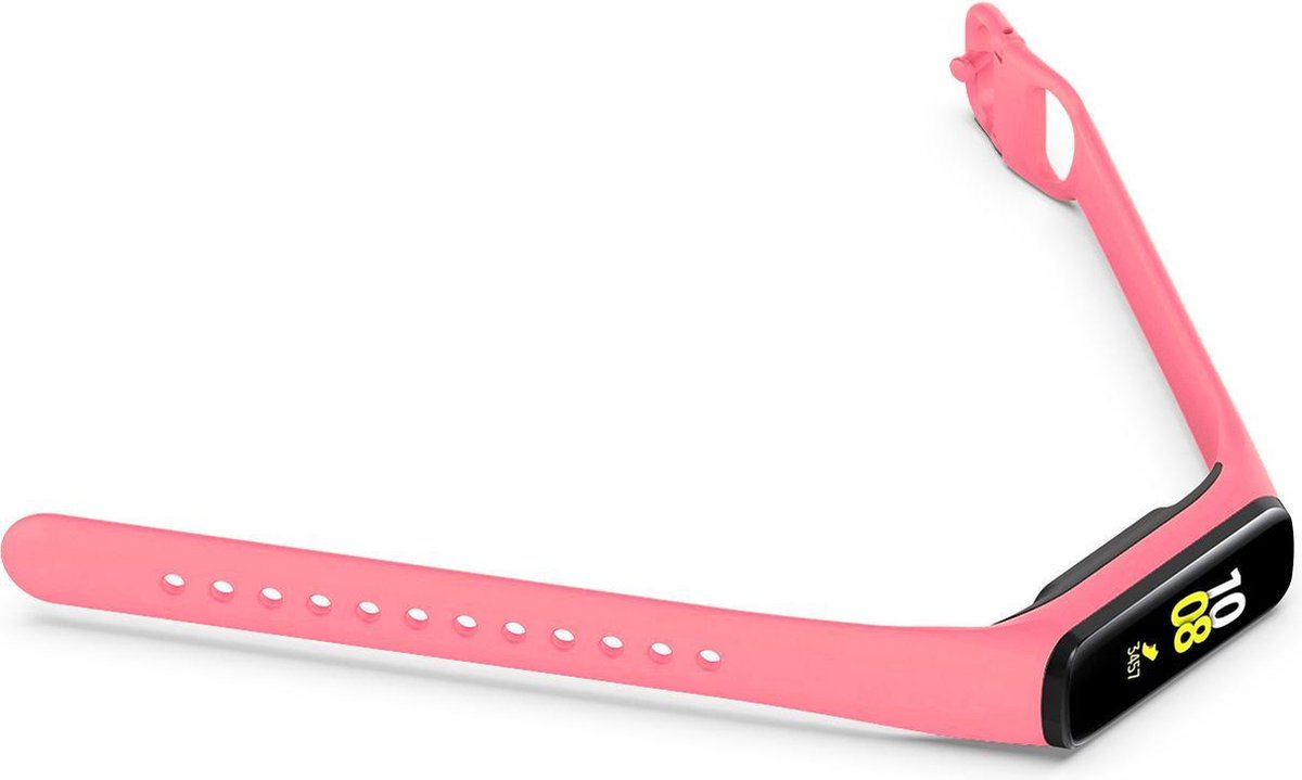 YONO Bandje geschikt voor Galaxy Fit 2 - Siliconen – Roze