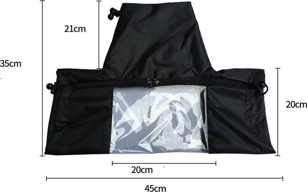 YONO Regenhoes Camera - Geschikt voor Spiegelreflexcamera's - Waterdicht - Zwart