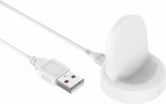 YONO Oplader Dock geschikt voor Samsung Galaxy Watch 5 - 4 - 3 - Active 2 - Wireless Charger Stand – Wit