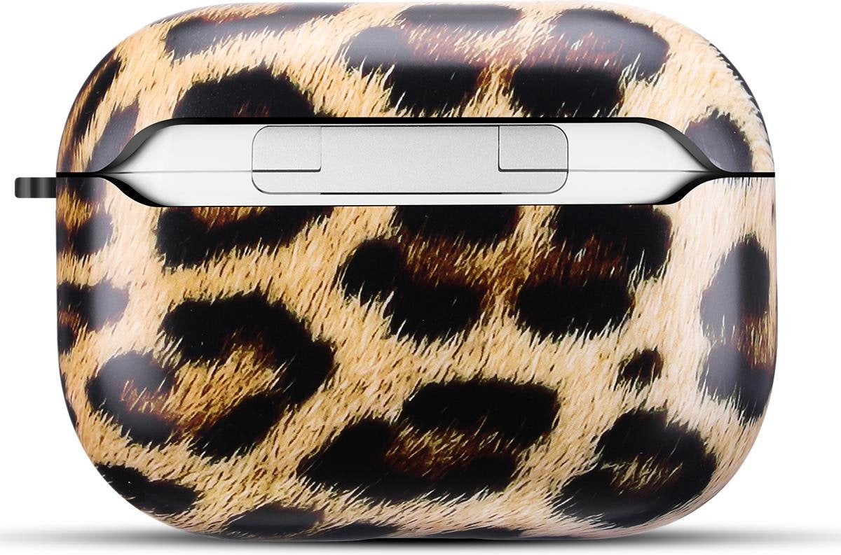 YONO Hoesje geschikt voor Apple Airpods Pro 1 / 2 – Hard Case - Leopard