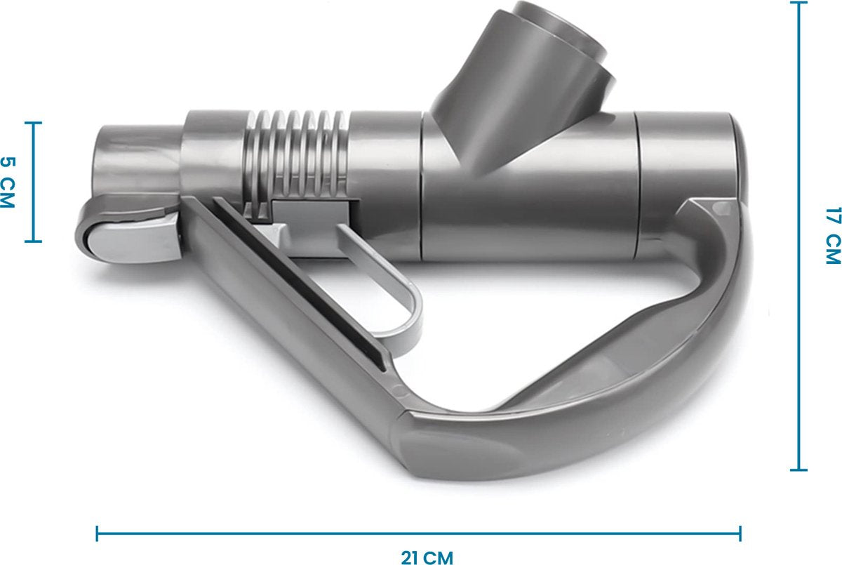 YONO Pistoolgreep geschikt voor Dyson Stofzuiger DC19 / DC23 / DC26 / DC29 / DC32 / DC36 / DC37 - Handgreep Accessoires - Handvat - Grijs