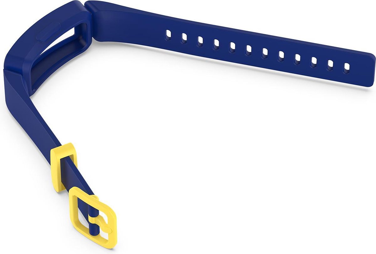 YONO Siliconen Bandje - Geschikt voor Fitbit Ace 2 Kids - Blauw