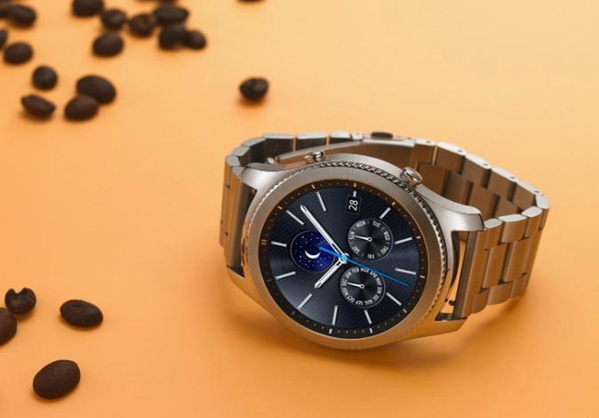 YONO Metalen Band Zilver geschikt voor Samsung Gear S3 en Galaxy Watch 46mm – Vervangende Schakel Armband