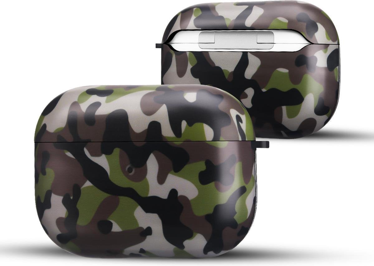 YONO Hoesje geschikt voor Apple Airpods Pro 1 / 2 – Hard Case – Camouflage