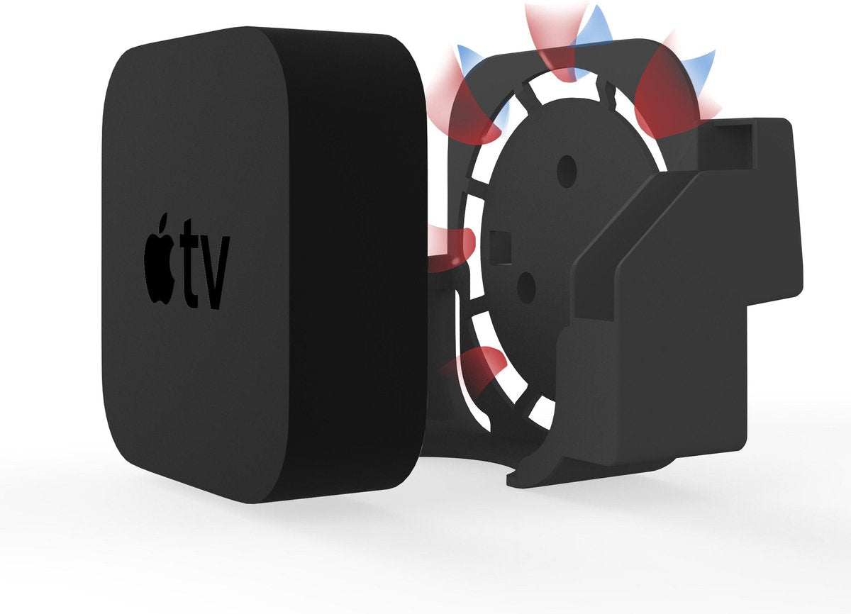 YONO Houder geschikt voor Apple TV - Wandhouder - Wall Mount - Zwart