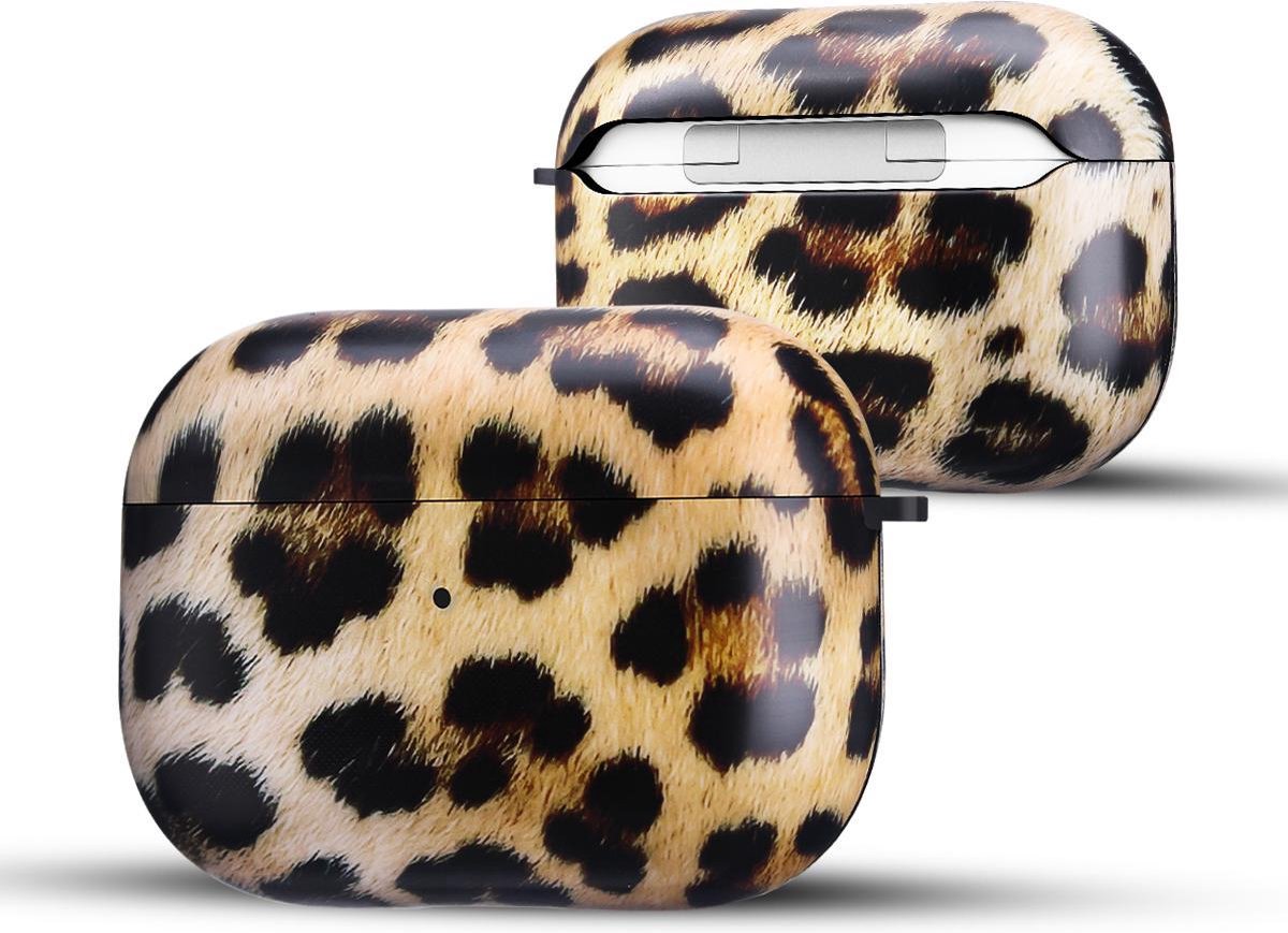 YONO Hoesje geschikt voor Apple Airpods Pro 1 / 2 – Hard Case - Leopard