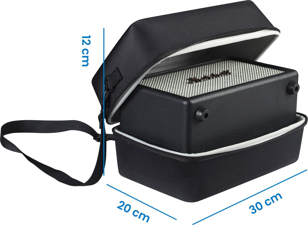 YONO Hard Case geschikt voor Marshall Acton 2 / 3 - Beschermhoes met Schouderriem - Zwart