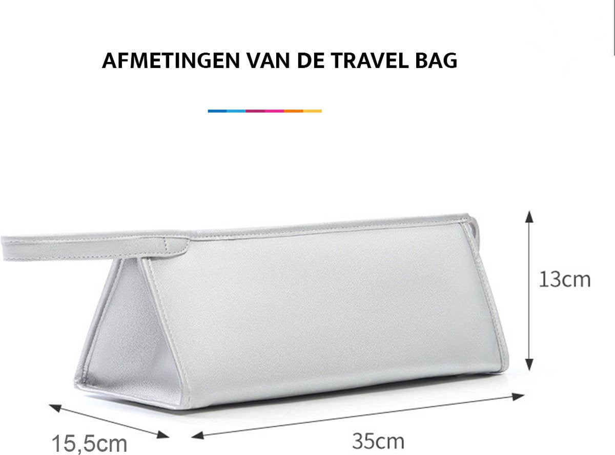 YONO Travel Case geschikt voor Dyson Airwrap Styler & Dyson Supersonic Föhn - Opbergtasje Stijltang - Reistas - Etui Organizer – Lichtgrijs