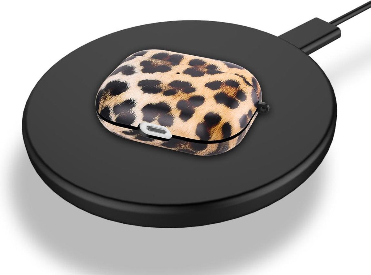 YONO Hoesje geschikt voor Apple Airpods Pro 1 / 2 – Hard Case - Leopard