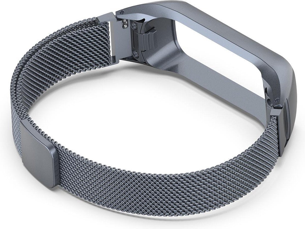 YONO Bandje geschikt voor Galaxy Fit 2 – Milanees – Grijs